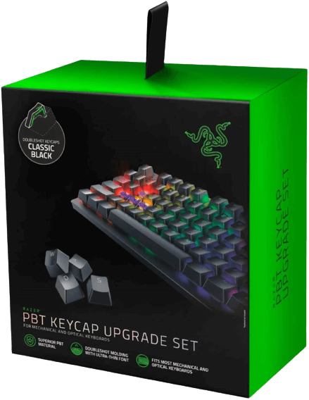 ريزر مجموعة ترقية PBT Keycap - أسود كلاسيكي   للبيع في مصر من خلال Games2Egypt