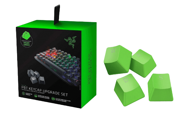 مجموعة ترقية RAZER PBT Keycap - أخضر   للبيع في مصر من خلال Games2Egypt