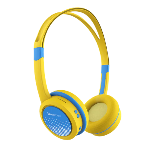 Bingozones Bingokids Prime B19 Bluetooth Headphone - Yellow
