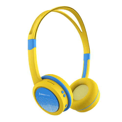 Bingozones Bingokids Prime B19 Bluetooth Headphone - Yellow  for sale in Egypt from Games2Egypt