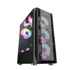 TechnoZone C 250 Gaming RGB Computer Case  for sale in Egypt from Games2Egypt
