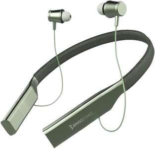 Bingozones N3 Neckband Bluetooth Headphones - Green -  for sale in Egypt from Games2Egypt