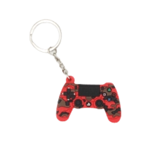 Keychain Medal PS4 Controller - Red Camou