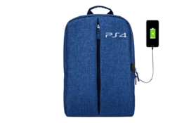 BackPack Bag For PS4 Game Console Storage - Blue