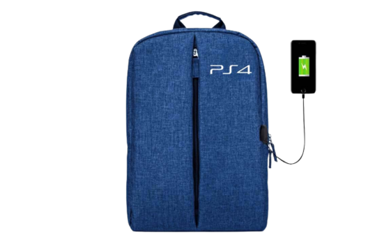 BackPack Bag For PS4 Game Console Storage - Blue
