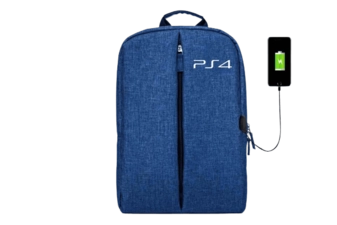 حقيبة PS4 لحفظ جهاز البلاي ستيشن 4 - زرقاء -  للبيع في مصر من خلال Games2Egypt