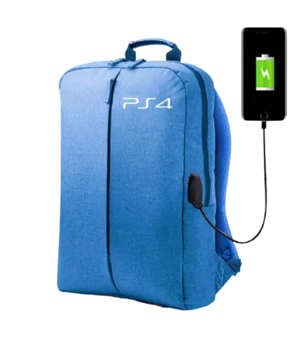 حقيبة PS4 لحفظ جهاز البلاي ستيشن 4 - أزرق فاتح