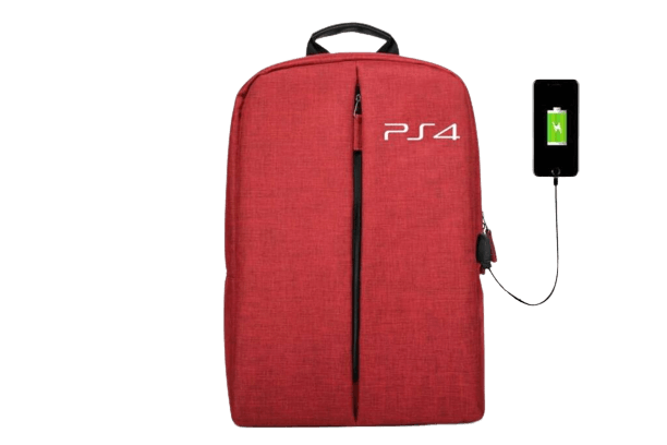 حقيبة PS4 لحفظ جهاز البلاي ستيشن 4 - أحمر  للبيع في مصر من خلال Games2Egypt