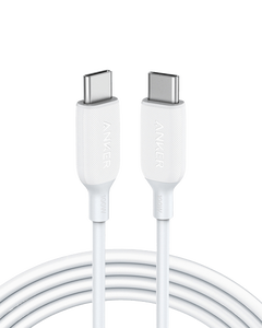 Anker PowerLine 3 Type C to Type C 2.0 Cable - White -  for sale in Egypt from Games2Egypt