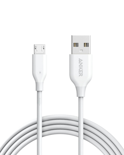 Anker PowerLine 3ft Micro USB - White