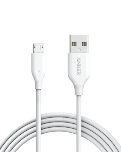 Anker PowerLine 3ft Micro USB - White