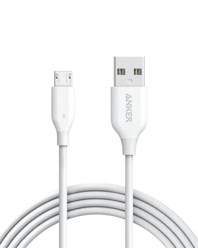 Anker PowerLine 3ft Micro USB - White