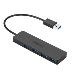 موزع USB أنكر ب4 مداخل B2C - أسود