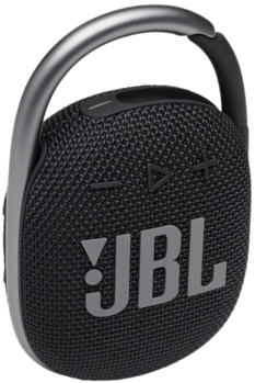 JBL Clip 4 Bluetooth Portable Speaker - Black