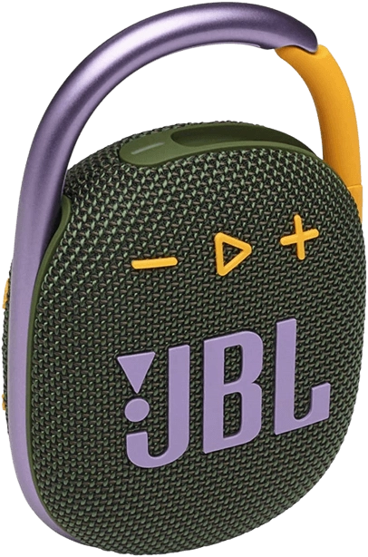 JBL Clip 4 Bluetooth Portable Speaker - Green / Purple  for sale in Egypt from Games2Egypt