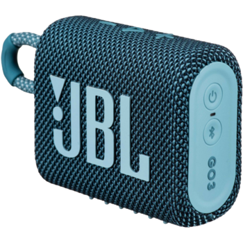 JBL GO 3 Bluetooth Portable Speaker- Blue