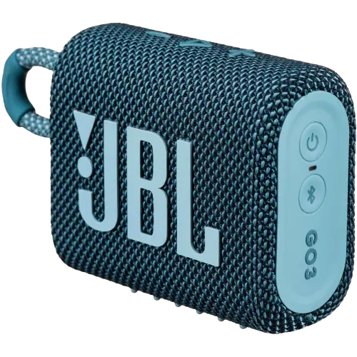 JBL GO 3 Bluetooth Portable Speaker- Blue