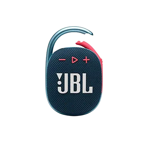 مكبر صوت لاسلكي محمول JBL Clip 4 - أزرق / وردي