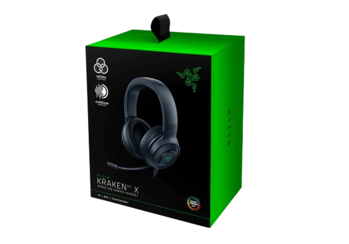 Razer Kraken V3 X - Wired USB Gaming Headset