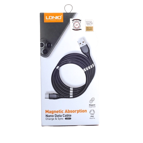 Ldnio Magnetic Cable LS511 from USB to Type-C (2m)  for sale in Egypt from Games2Egypt