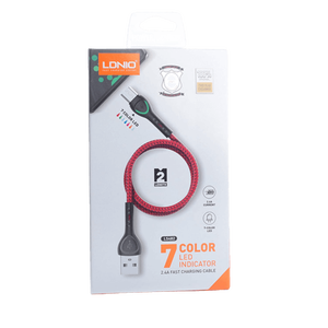 Ldnio LS482 LED Charging Cable from USB to Type-C (2m) -  for sale in Egypt from Games2Egypt
