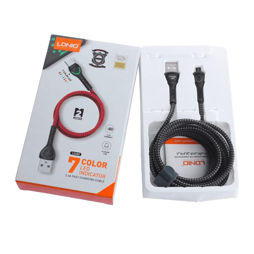 كابل شحن لدنيو LS482 من USB لمايكرو (2م)  للبيع في مصر من خلال Games2Egypt
