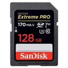 SanDisk Extreme PRO 128GB MicroSD UHS-I 170 MB/s Memory Card with Adapter