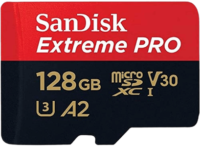 SanDisk Extreme PRO 128GB MicroSD UHS-I 170 MB/s Memory Card with Adapter -  for sale in Egypt from Games2Egypt