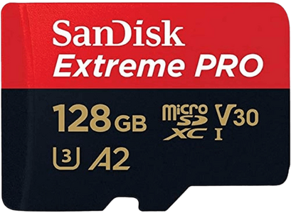 SanDisk Extreme PRO 128GB MicroSD UHS-I 170 MB/s Memory Card with Adapter  for sale in Egypt from Games2Egypt