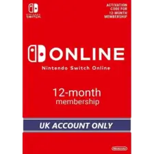 Nintendo E-shop Online Membership 12 Months UK (35675)