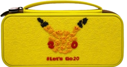Pokemon Travel Case for Nintendo Switch Deluxe Travel - Yellow