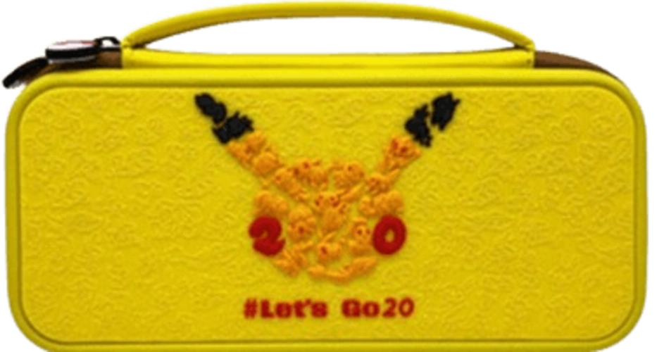 Pokemon Travel Case for Nintendo Switch Deluxe Travel - Yellow