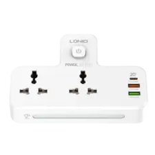 Ldnio SC2311 Power Strip with 1 USB-C and 2 USB-A and 2 Power Socket
