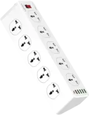 LDNIO Power Strip SC10610 - 10 AC Outlets & 4 USB PORTS
