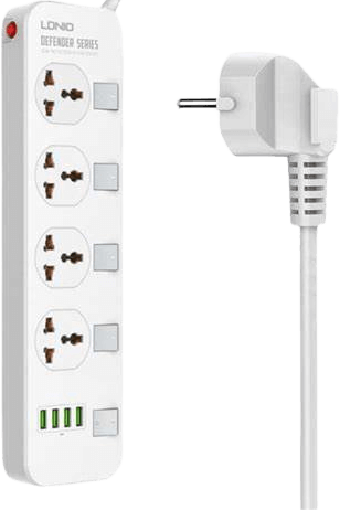 مشترك لدنيو SC4408 بـ4 منافذ USB و 4 منافذ قابس كهرباء  للبيع في مصر من خلال Games2Egypt