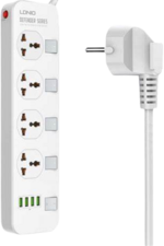 Ldnio SC4408 Power Strip with 4 USB Ports and 4 Power Sockets