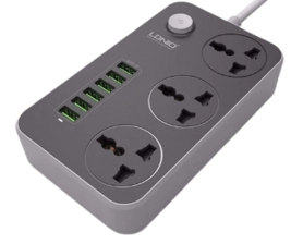 LDNIO SC3604 Power Strip with 6 USB Ports and 3 Power Sockets