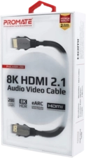 كابل HDMI 2.1 من بروميت ، 48 جيجابت في الثانية 8 كيلو HDMI إلى HDMI (2 متر)