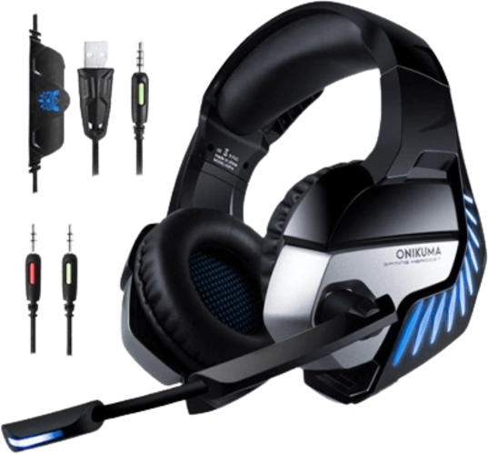 Onikuma  K5 Pro Gaming Headset - Blue