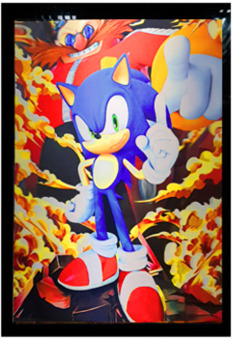 Sonic 3D Gaming Poster (6456)