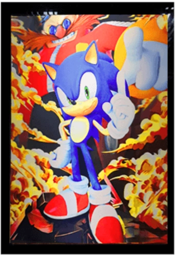 Sonic 3D Gaming Poster 