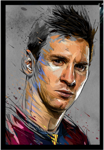 Messi and Cristiano 3D Poster 