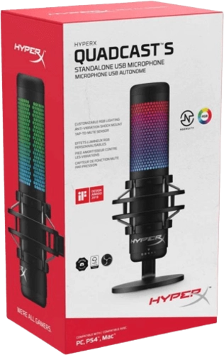 HyperX QuadCast S USB Microphone - RGB