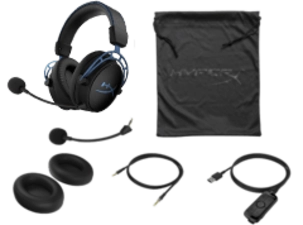 HyperX Cloud Alpha S Gaming Wired Headset - Black & Blue