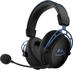 HyperX Cloud Alpha S Gaming Wired Headset - Black & Blue