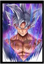 Dragon Ball Blue Art 3D Anime Poster 