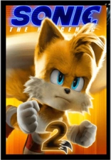 Sonic (3V) 3D Anime Poster