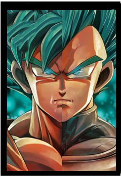Dragon Ball: Goku and Trunks (A192) 3D Anime Poster