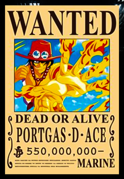 Wanted 3D Anime Poster for One Piece