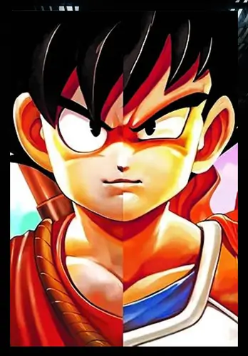 Dragon Ball: Goku and Trunks 3D Anime Poster